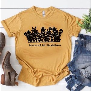 Wildflowers, women’s shirt